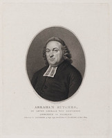 KG 07983
<br/>
Portret Abraham Rutgers, predikant te Haarlem
<br/>
<em>Meulen, Pieter van der (1780-1858)</em>